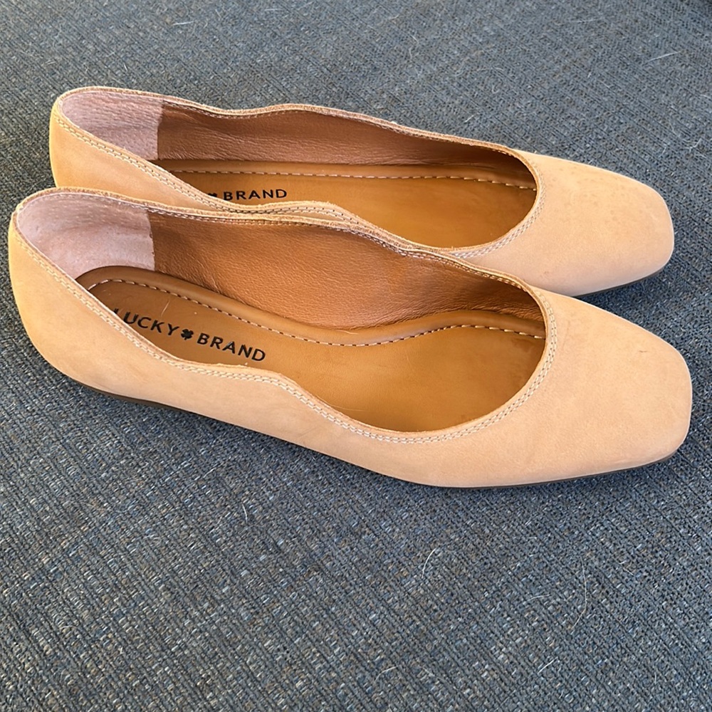 Lucky Brand Dellie Suede Flats